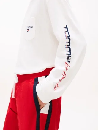 Tommy Jeans Langarm-T-Shirt mit LA-Logo