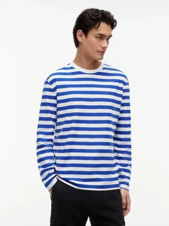 Tommy Jeans Langarm-T-Shirt mit Streifen