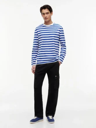 Tommy Jeans Langarm-T-Shirt mit Streifen