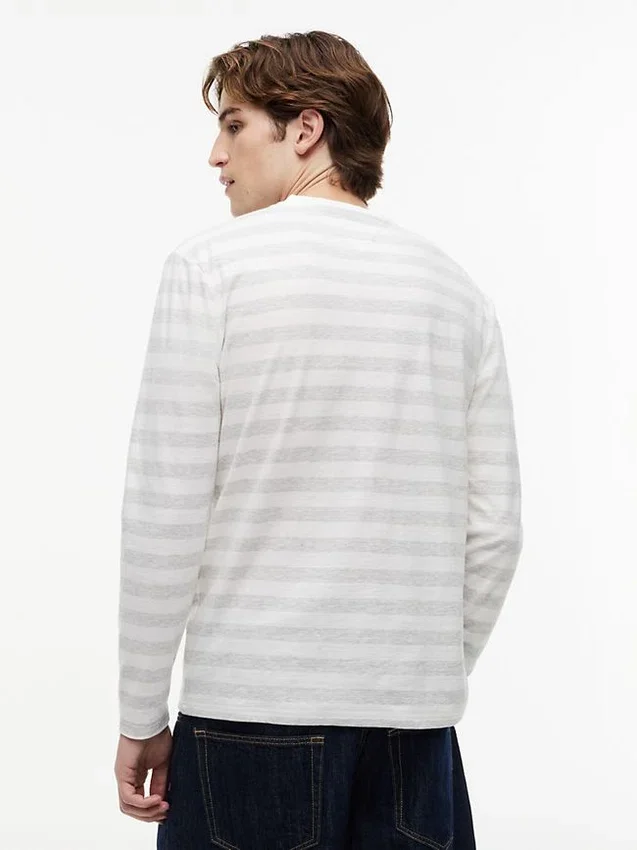 Tommy Jeans Langarm-T-Shirt mit Streifen Tommy Jeans Langarm-T-Shirt mit Streifen