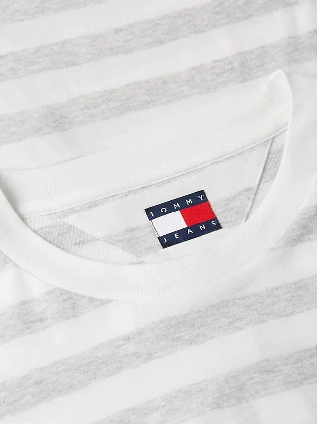 Tommy Jeans Langarm-T-Shirt mit Streifen Tommy Jeans Langarm-T-Shirt mit Streifen