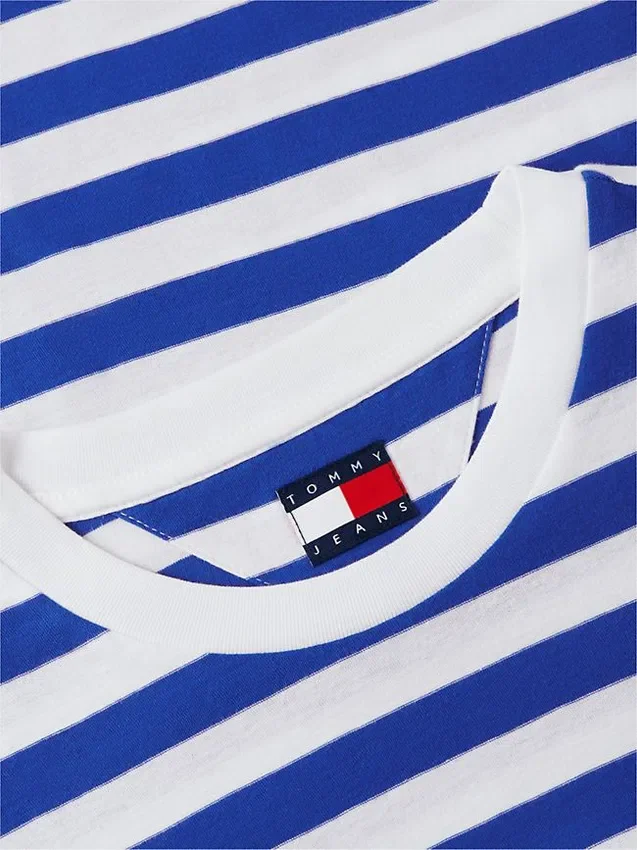 Tommy Jeans Langarm-T-Shirt mit Streifen Tommy Jeans Langarm-T-Shirt mit Streifen