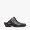 Tommy Jeans Leder-Western-Pantolette Tommy Jeans Leder-Western-Pantolette