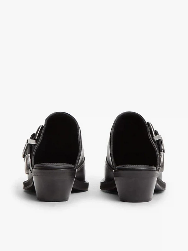 Tommy Jeans Leder-Western-Pantolette Tommy Jeans Leder-Western-Pantolette