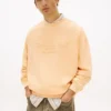 Tommy Jeans Logo Sweatshirt, stückgefärbt Tommy Jeans Logo Sweatshirt, stückgefärbt
