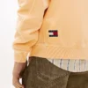Tommy Jeans Logo Sweatshirt, stückgefärbt Tommy Jeans Logo Sweatshirt, stückgefärbt