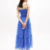 Tommy Jeans Maxikleid aus Chiffon mit Stufenrock Tommy Jeans Maxikleid aus Chiffon mit Stufenrock