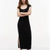 Tommy Jeans Maxikleid aus Rippstrick Tommy Jeans Maxikleid aus Rippstrick