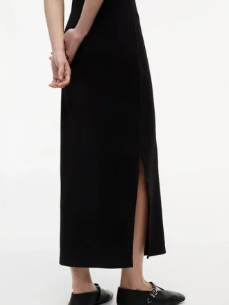 Tommy Jeans Maxikleid aus Rippstrick