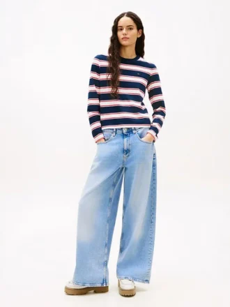Tommy Jeans Mid-Rise Loose Wide Leg Jeans