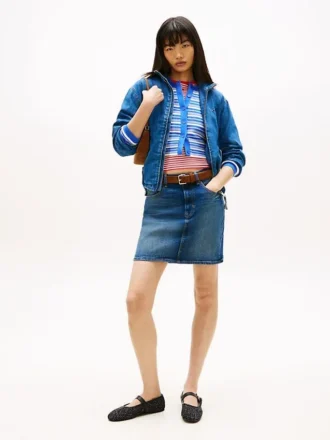 Tommy Jeans Minirock aus Jeans mit hoher Taille