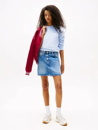 Tommy Jeans Minirock aus Jeans mit hoher Taille Tommy Jeans Minirock aus Jeans mit hoher Taille