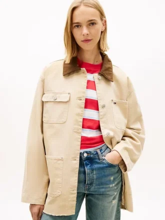 Tommy Jeans Oversized-Barn-Jacke Tommy Jeans Oversized-Barn-Jacke