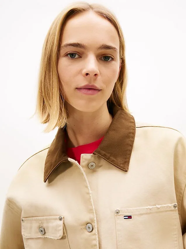 Tommy Jeans Oversized-Barn-Jacke Tommy Jeans Oversized-Barn-Jacke