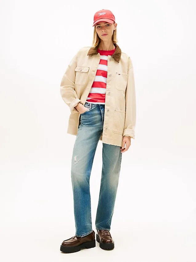 Tommy Jeans Oversized-Barn-Jacke Tommy Jeans Oversized-Barn-Jacke
