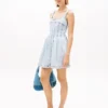 Tommy Jeans Plissiertes Jeans-Minikleid Tommy Jeans Plissiertes Jeans-Minikleid