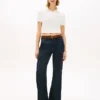 Tommy Jeans Polo-Pullover mit Wellenkante Tommy Jeans Polo-Pullover mit Wellenkante
