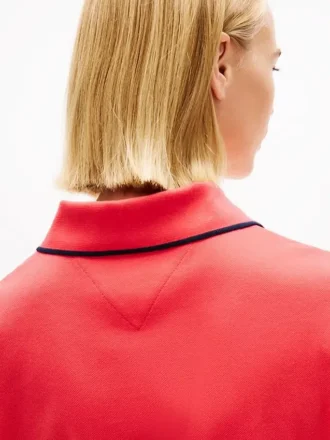 Tommy Jeans Polohemd in verkürzter, kastenförmiger Passform