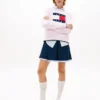 Tommy Jeans Pullover mit Flaggenlogo und Zierstreifen Tommy Jeans Pullover mit Flaggenlogo und Zierstreifen