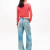 Tommy Jeans Pullover mit Schriftzug und Zopfmuster Tommy Jeans Pullover mit Schriftzug und Zopfmuster