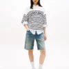 Tommy Jeans Pullover mit Varsity-Logo und Streifen Tommy Jeans Pullover mit Varsity-Logo und Streifen