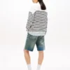 Tommy Jeans Pullover mit Varsity-Logo und Streifen Tommy Jeans Pullover mit Varsity-Logo und Streifen