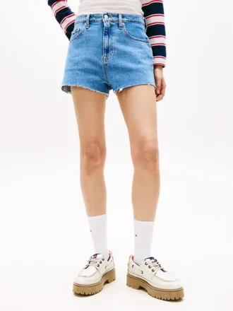 Tommy Jeans Raw Hem Denim Shorts Tommy Jeans Raw Hem Denim Shorts