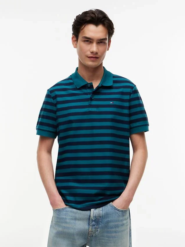Tommy Jeans Regular Fit Streifen-Polo Tommy Jeans Regular Fit Streifen-Polo