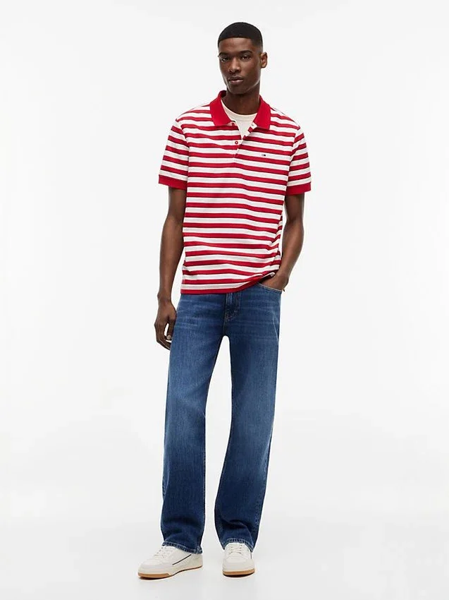 Tommy Jeans Regular Fit Streifen-Polo Tommy Jeans Regular Fit Streifen-Polo