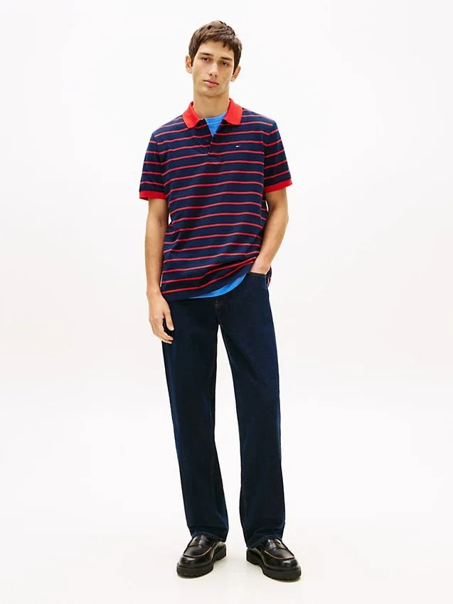 Tommy Jeans Regular Fit Streifen-Polo Tommy Jeans Regular Fit Streifen-Polo