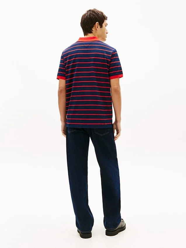 Tommy Jeans Regular Fit Streifen-Polo Tommy Jeans Regular Fit Streifen-Polo