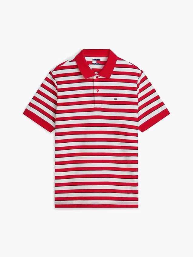 Tommy Jeans Regular Fit Streifen-Polo Tommy Jeans Regular Fit Streifen-Polo