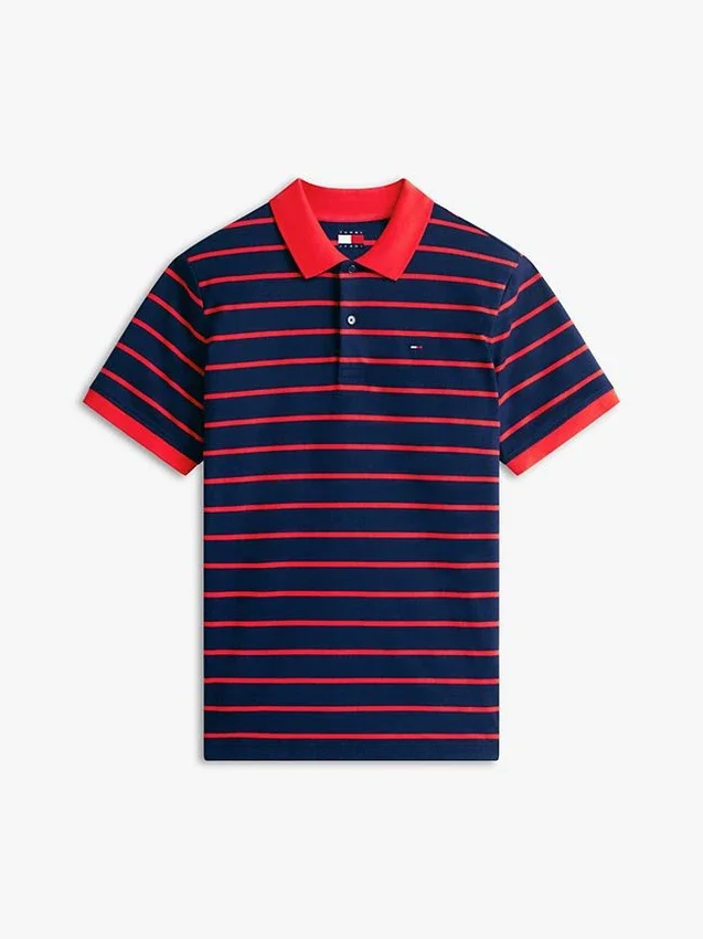 Tommy Jeans Regular Fit Streifen-Polo Tommy Jeans Regular Fit Streifen-Polo