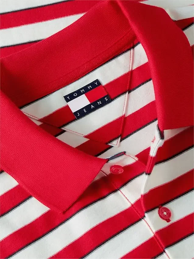 Tommy Jeans Regular Fit Streifen-Polo Tommy Jeans Regular Fit Streifen-Polo