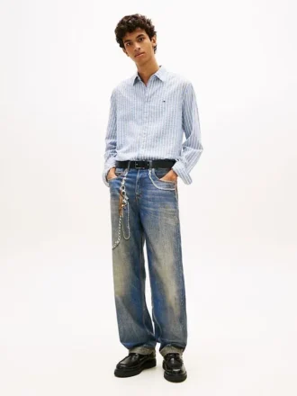 Tommy Jeans Relaxed-Jeans mit Kettenprint