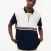 Tommy Jeans Relaxed Quarter-Zip Polo Tommy Jeans Relaxed Quarter-Zip Polo
