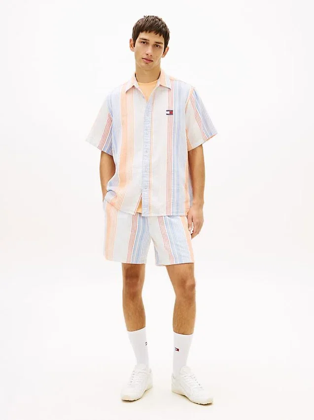 Tommy Jeans Relaxed Striped Dobby Shirt Tommy Jeans Relaxed Striped Dobby Shirt