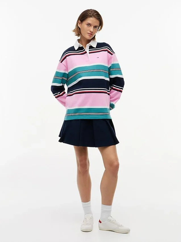 Tommy Jeans Rugby-Sweatshirt in Relaxed Fit Tommy Jeans Rugby-Sweatshirt in Relaxed Fit