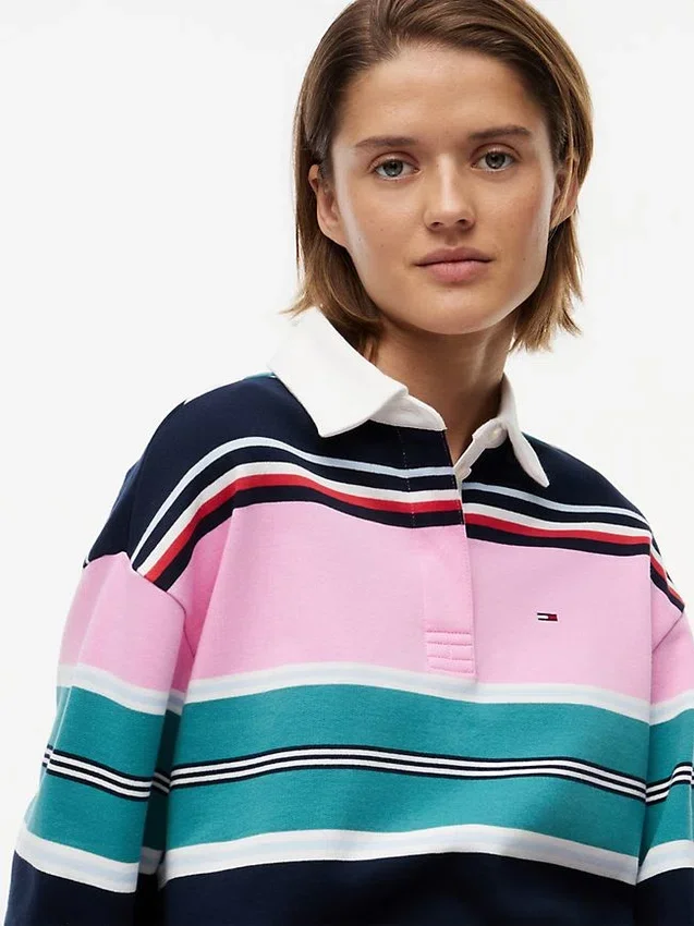 Tommy Jeans Rugby-Sweatshirt in Relaxed Fit Tommy Jeans Rugby-Sweatshirt in Relaxed Fit