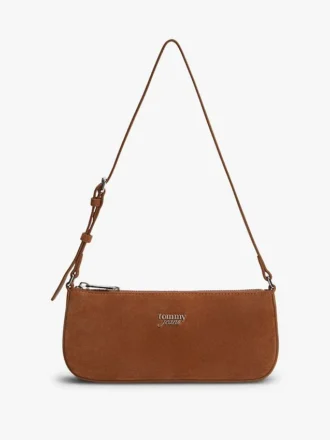 Tommy Jeans Schultertasche aus Wildleder Tommy Jeans Schultertasche aus Wildleder