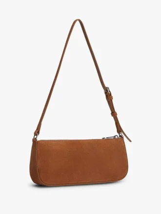 Tommy Jeans Schultertasche aus Wildleder Tommy Jeans Schultertasche aus Wildleder