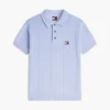 Tommy Jeans Shorts-Sleeve Sweater Polo Tommy Jeans Shorts-Sleeve Sweater Polo
