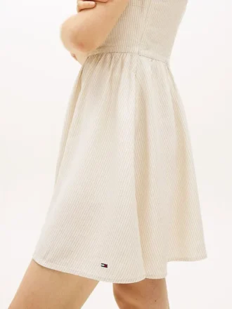 Tommy Jeans Skaterkleid aus Leinenmischung