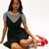 Tommy Jeans Skaterkleid aus Leinenmischung Tommy Jeans Skaterkleid aus Leinenmischung