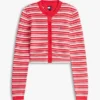 Tommy Jeans Slim Fit gestreifter Cardigan Tommy Jeans Slim Fit gestreifter Cardigan