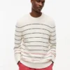 Tommy Jeans Slim Fit gestreifter Pullover