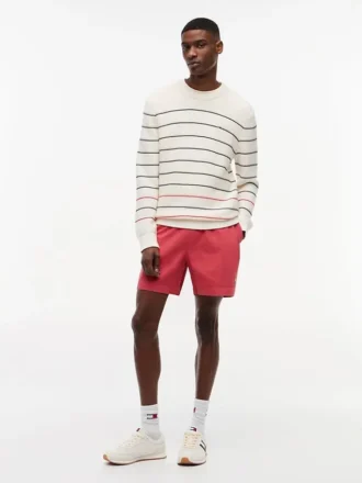 Tommy Jeans Slim Fit gestreifter Pullover