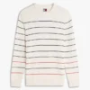 Tommy Jeans Slim Fit gestreifter Pullover