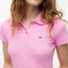 Tommy Jeans Slim Fit Polo aus Rippstrick