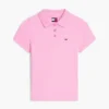 Tommy Jeans Slim Fit Polo aus Rippstrick